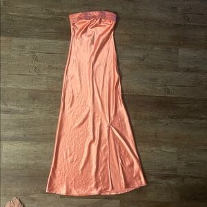 Women’s altard state satin peach dress